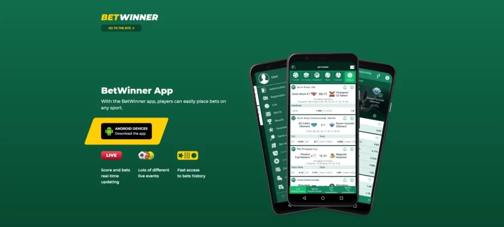 BetWinner Mobile App for Gambians players